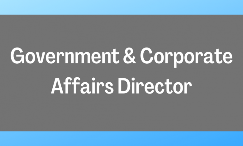 Government & Corporate Affairs Director - Friends Mart