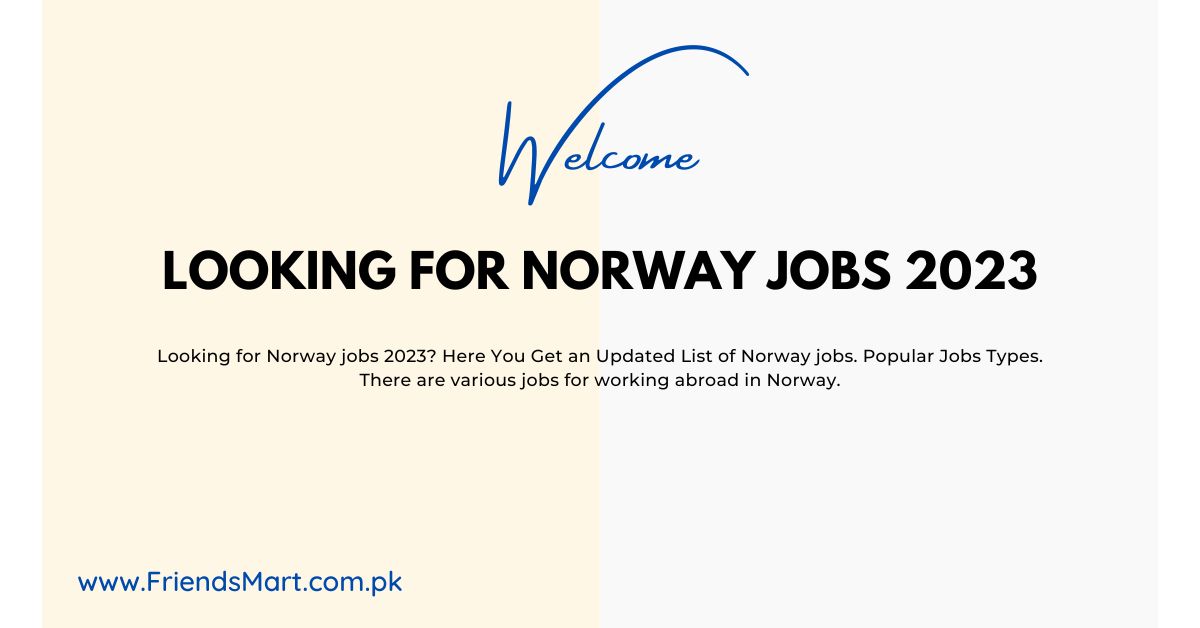 Norway Jobs 2024 Visa Sponsorship Jobs