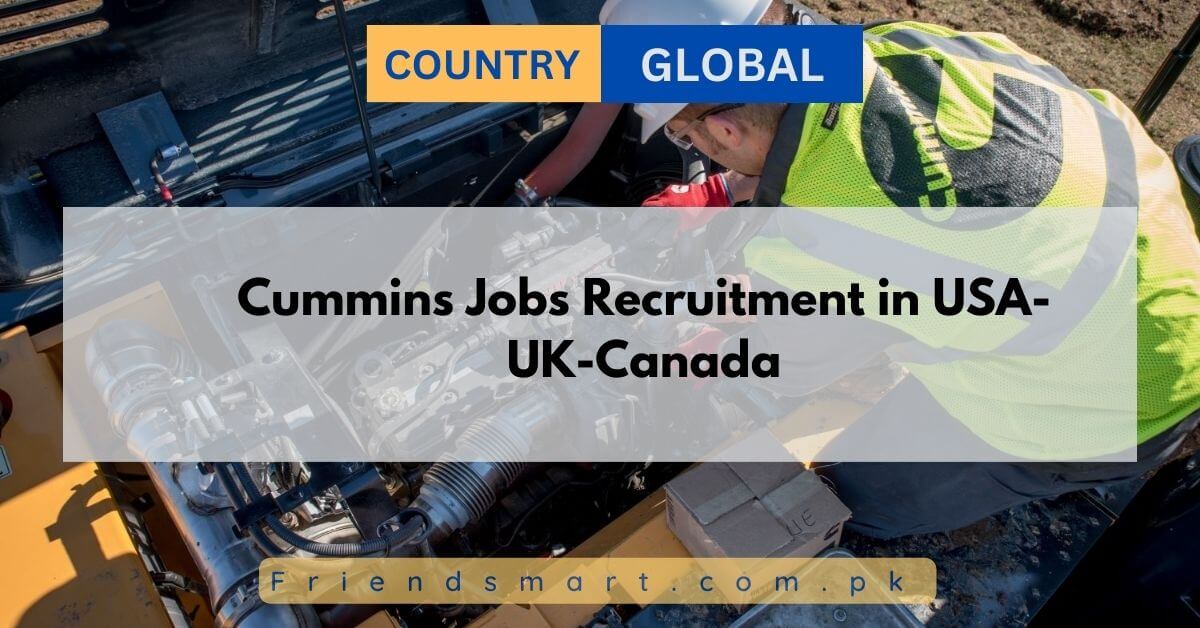Cummins Jobs Recruitment in USA-UK-Canada