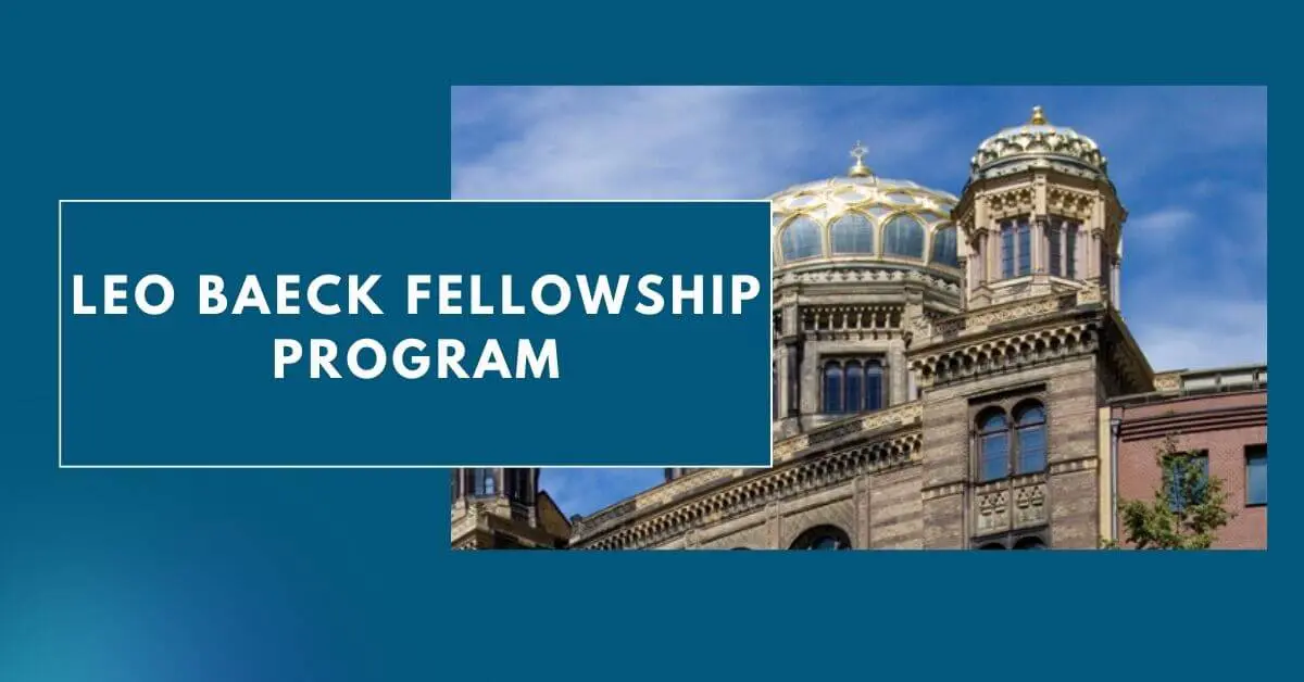 Leo Baeck Fellowship Program