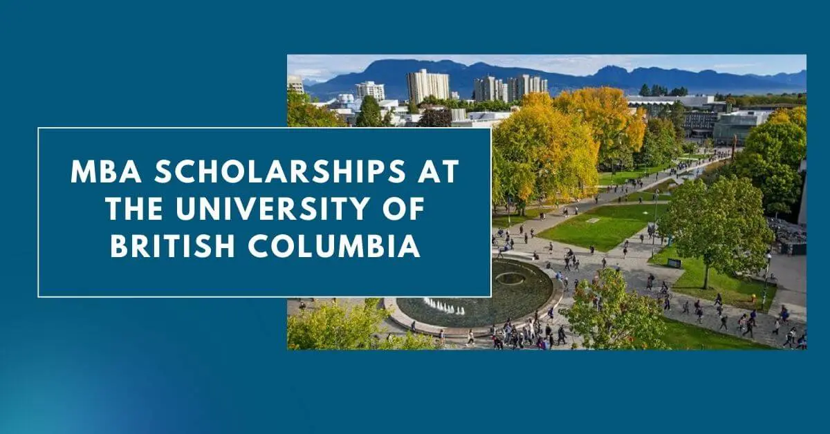 MBA Scholarships At The University of British Columbia