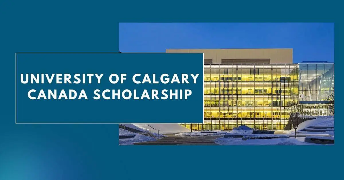 University Of Calgary Canada Scholarship