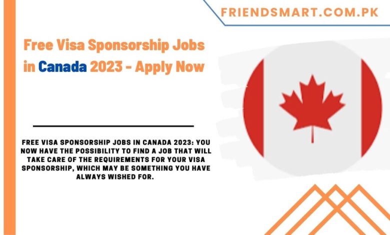 free visa sponsorship jobs