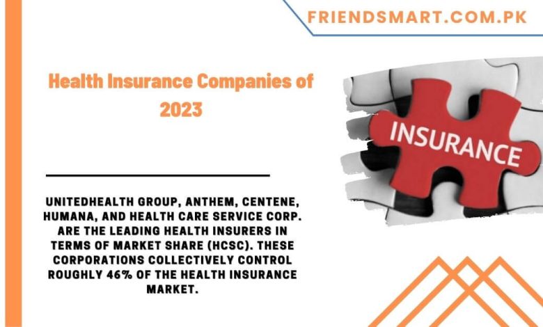 Health Insurance Companies Of 2023