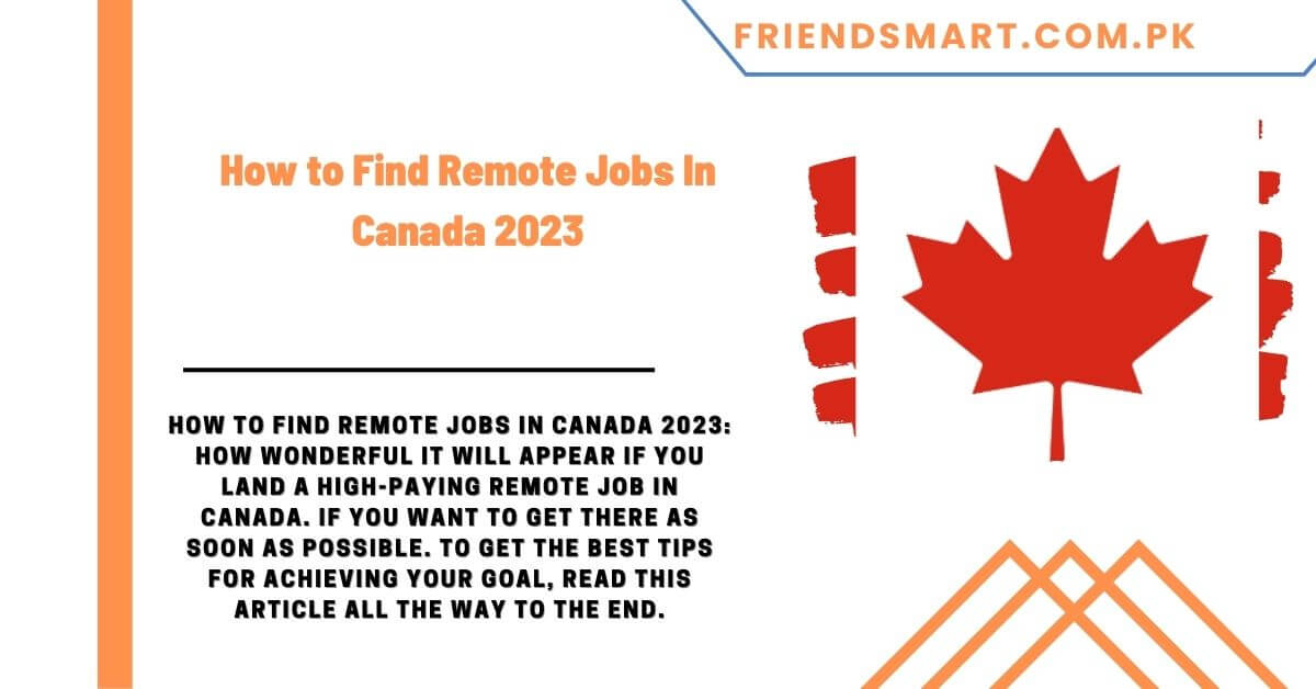 How To Find Remote Jobs In Canada Reddit