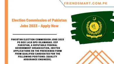 Photo of Election Commission of Pakistan Jobs 2023 – Apply Now