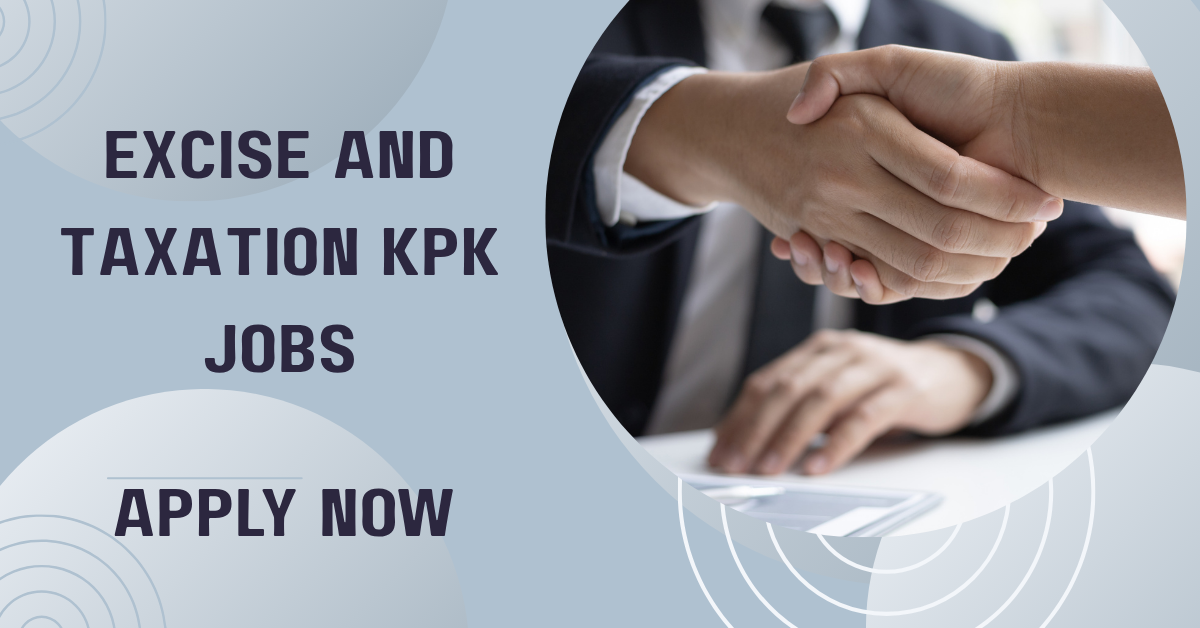 Excise and Taxation KPK Jobs