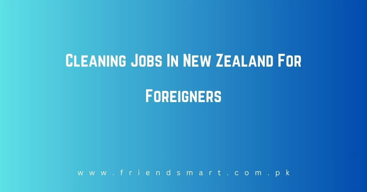 Cleaning Jobs In New Zealand