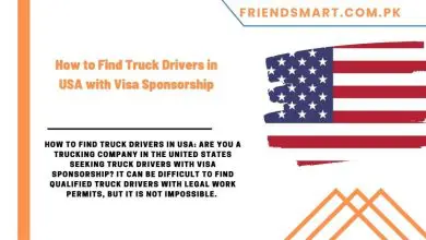 Photo of How to Find Truck Drivers in USA with Visa Sponsorship