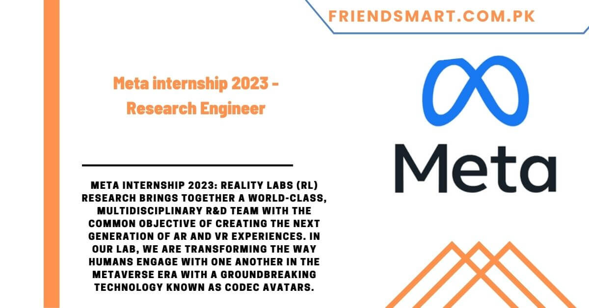 Meta internship 2023 Research Engineer