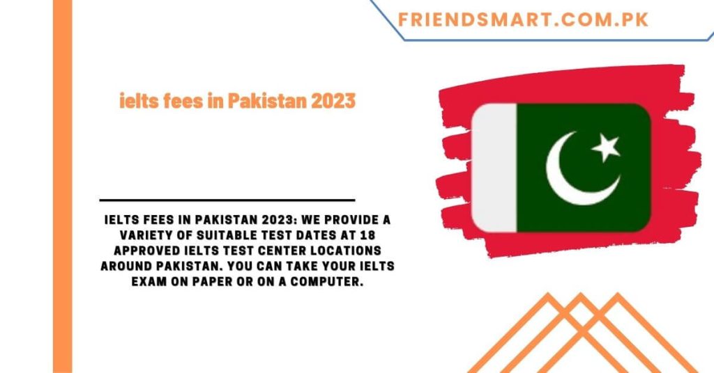 ielts fees in Pakistan 2023