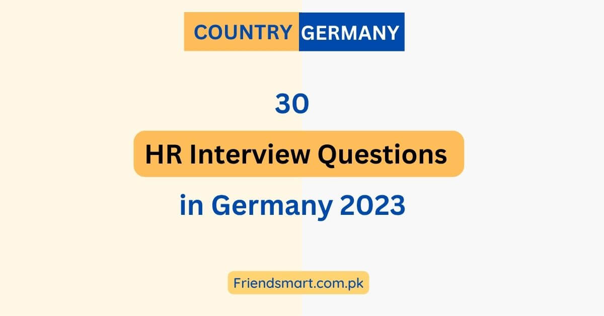 Common Interview Questions In Germany