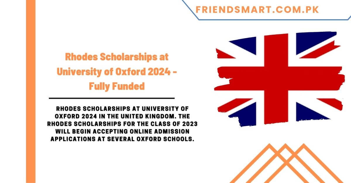 Rhodes Scholarships at University of Oxford 2024 - Fully Funded