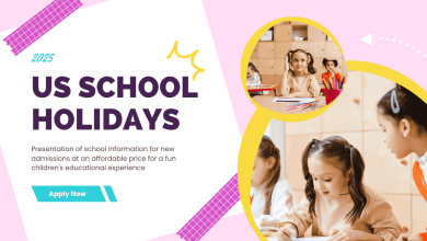 Photo of US School Holidays 2025