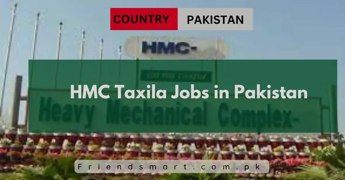 HMC Taxila Jobs in Pakistan
