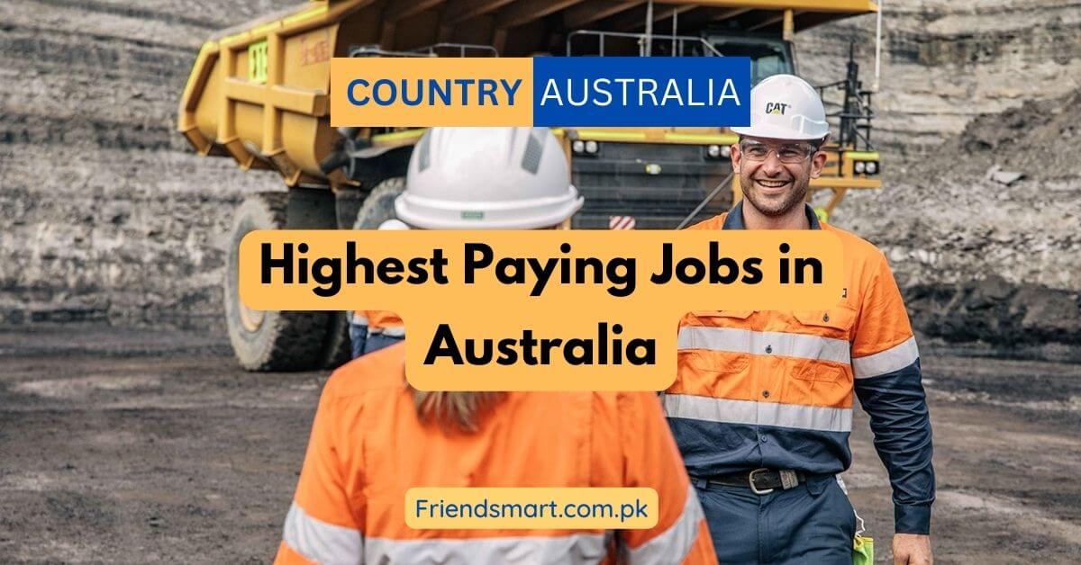 Highest Paying Jobs in Australia