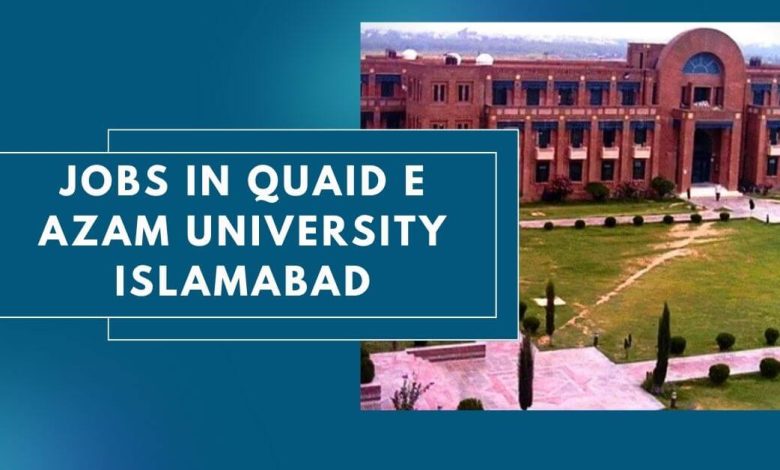Photo of Jobs in Quaid e Azam University Islamabad 2026