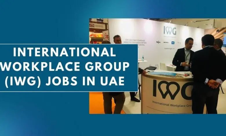 Photo of International Workplace Group (IWG) Jobs in UAE 2024