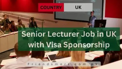 Photo of Senior Lecturer Job in UK with Visa Sponsorship 2024