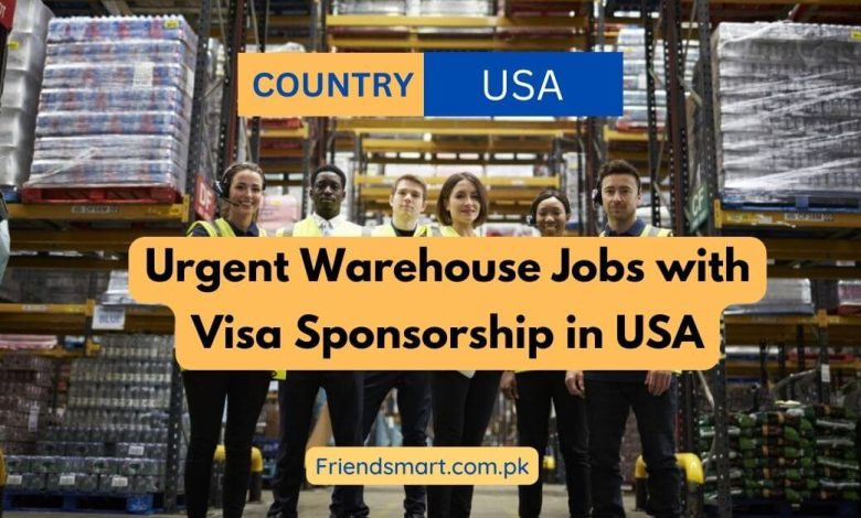 Urgent Warehouse Jobs With Visa Sponsorship In USA 2024   Urgent Warehouse Jobs With Visa Sponsorship In USA 780x470 