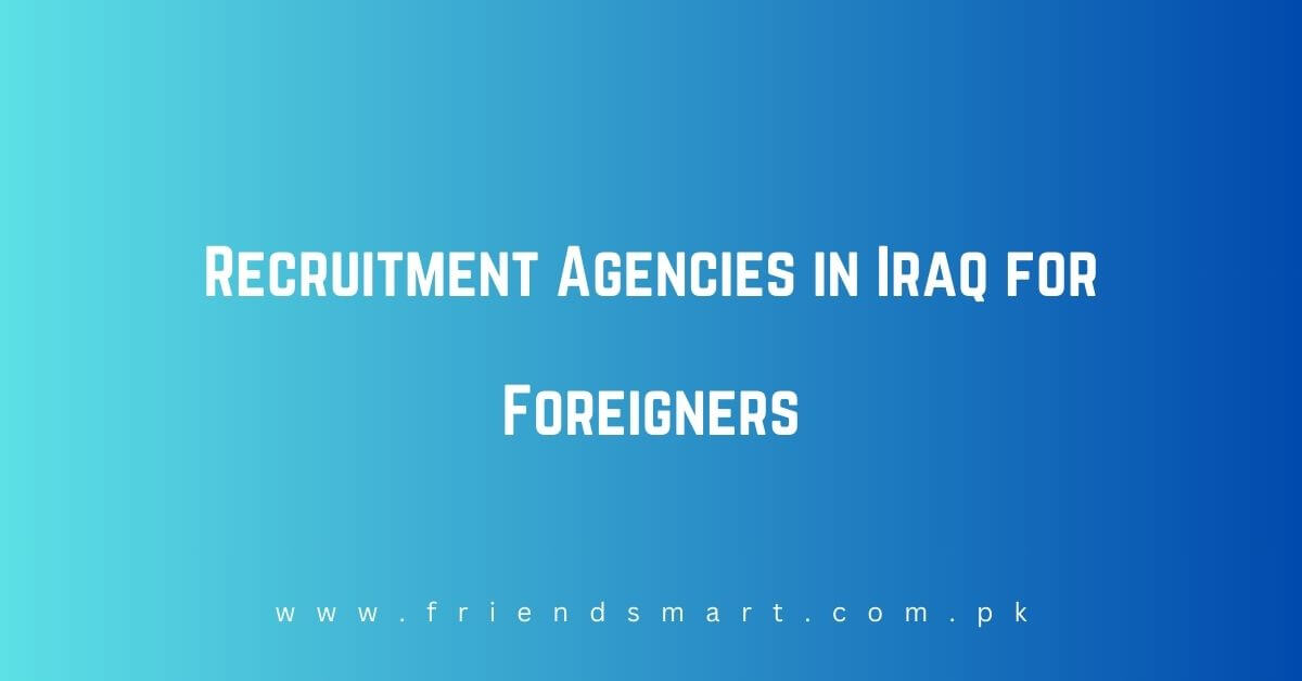Recruitment Agencies in Iraq