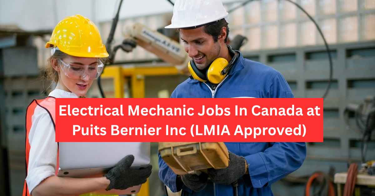 Electrical Mechanic Jobs In Canada at Puits Bernier Inc (LMIA Approved)