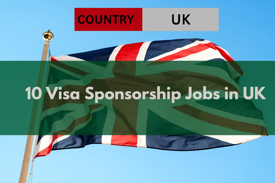 Top 10 Visa Sponsorship Jobs in UK for Nigerians