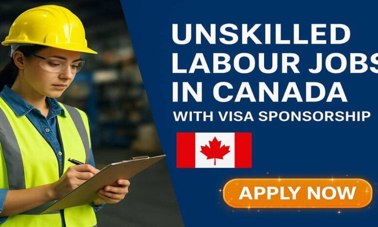 Photo of Unskilled Labour Jobs in Canada with Visa Sponsorship 2026