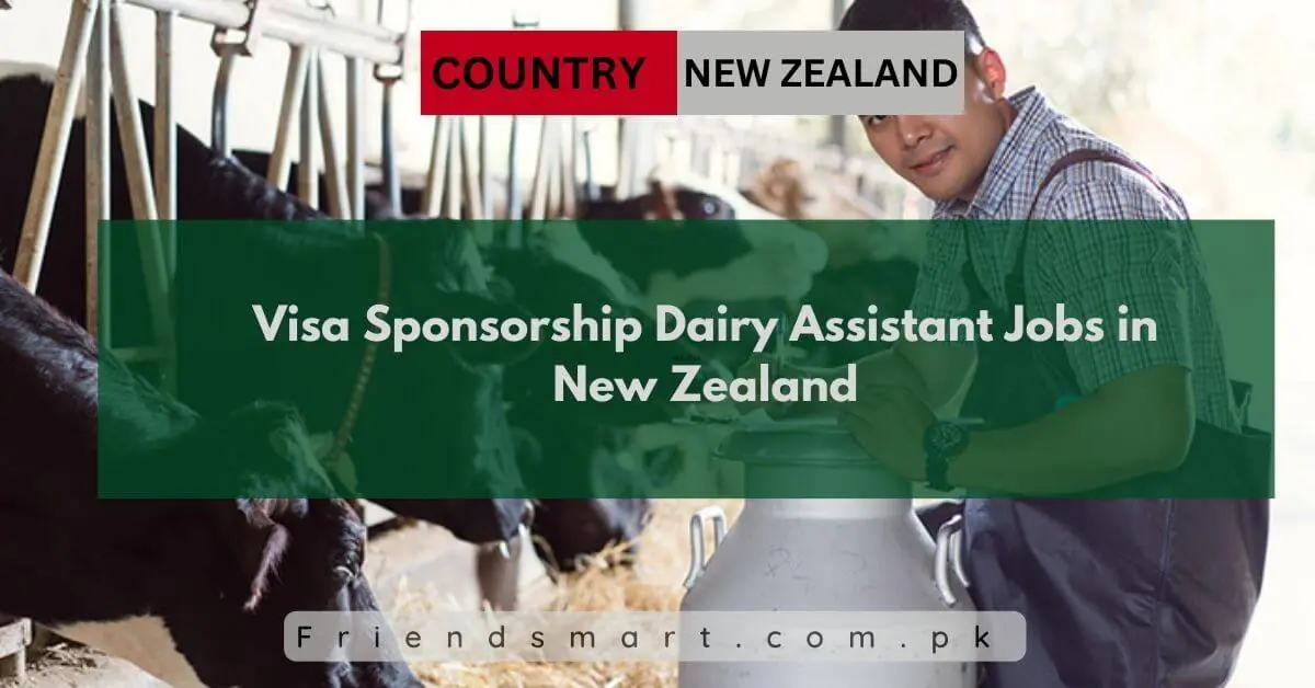 Visa Sponsorship Dairy Assistant Jobs in New Zealand