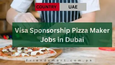 Photo of Visa Sponsorship Pizza Maker Jobs in Dubai 2024