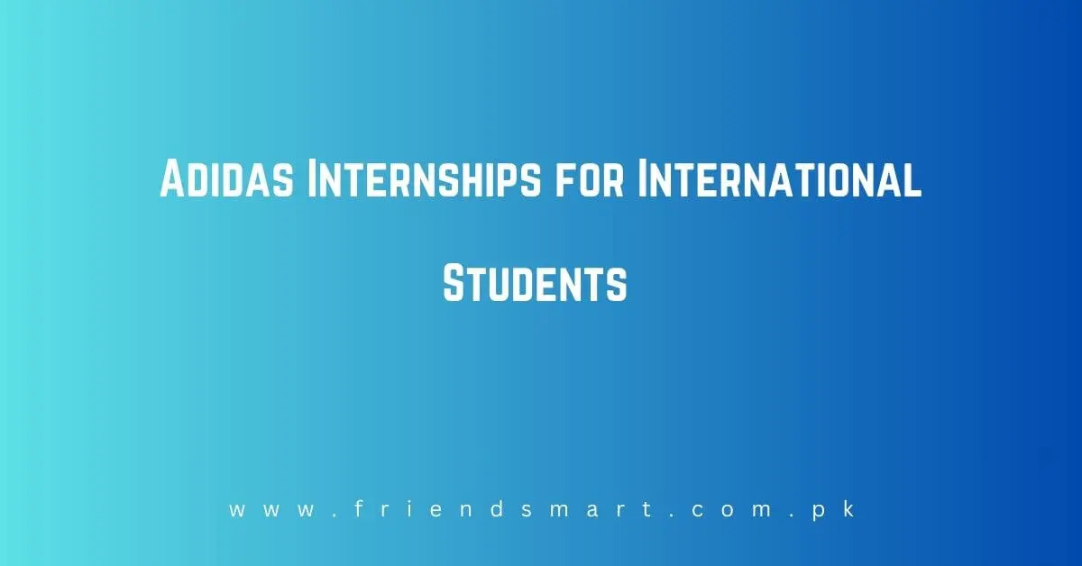 Adidas Internships for International Students