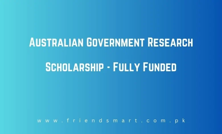 Photo of Australian Government Research Scholarship – Fully Funded