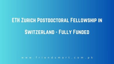 Photo of ETH Zurich Postdoctoral Fellowship in Switzerland – Fully Funded