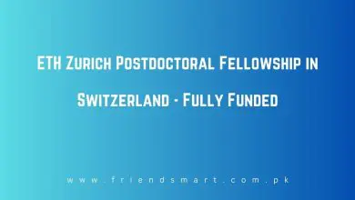 Photo of ETH Zurich Postdoctoral Fellowship in Switzerland – Fully Funded