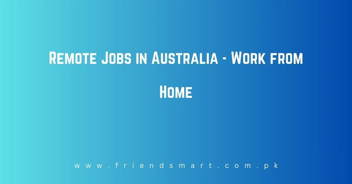 Remote Jobs in Australia
