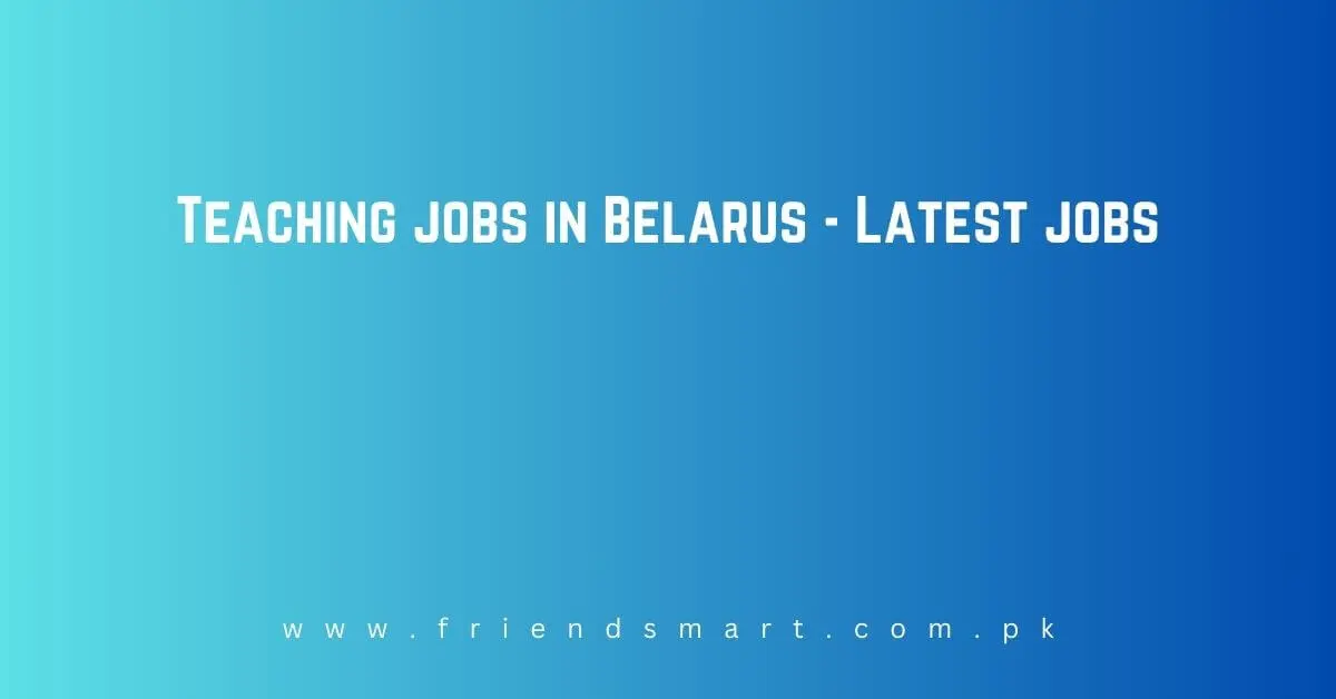 Teaching jobs in Belarus