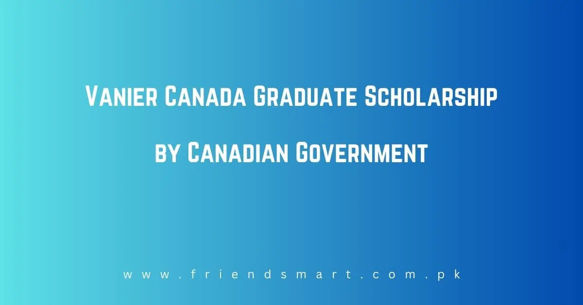 Vanier Canada Graduate Scholarship