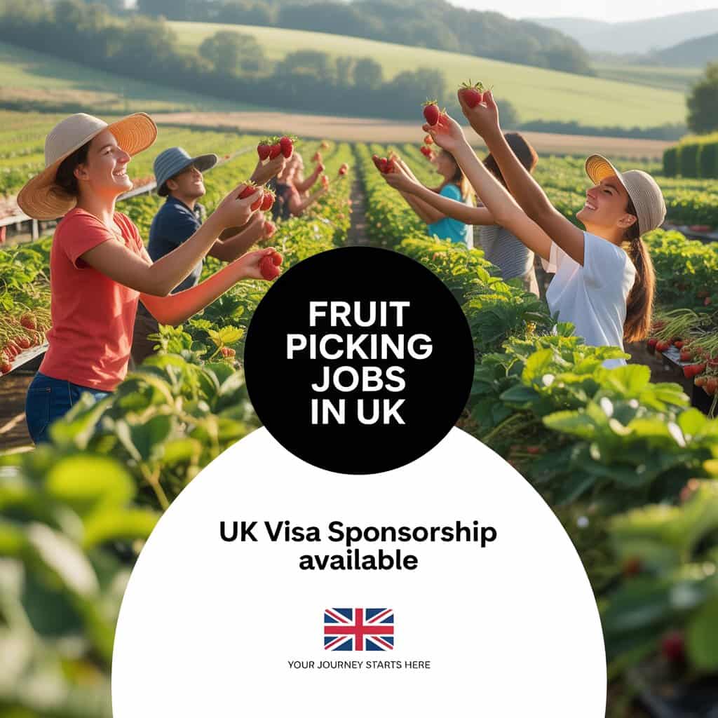 Urgent Fruit Picking Jobs in UK Visa Sponsorship