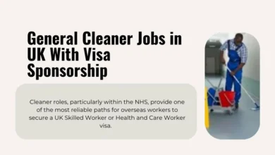 Photo of General Cleaner Jobs in UK With Visa Sponsorship