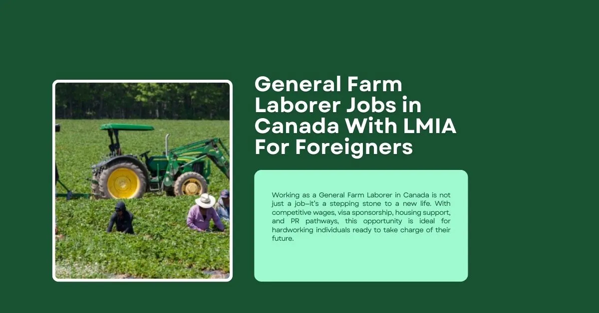 General Farm Laborer Jobs in Canada