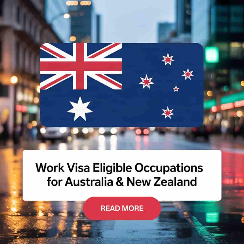 Work Visa Eligible Occupations for Australia and New Zealand