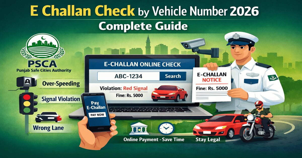 E Challan Check by Vehicle Number 2026