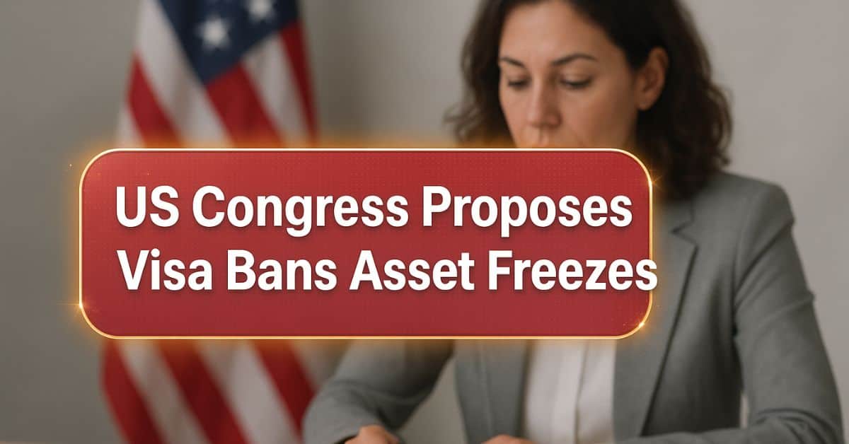 US Congress Proposes Visa Bans Asset Freezes